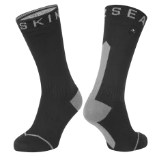Voděodolné ponožky Sealskinz Briston Black Grey