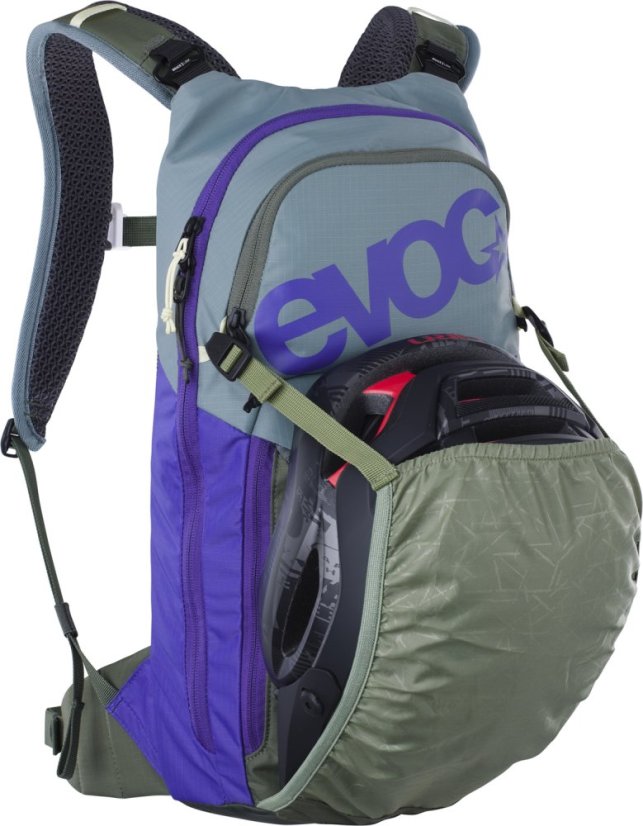 Cyklistický baťoh Evoc Stage 6 Steel Violet - Dark Olive