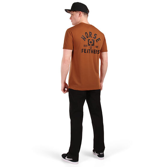 Pánske funkčné tričko Horsefeathers Pedal, rust