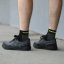 Cyklistické ponožky Horsefeathers Cadence Socks Black Limeade