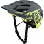 Troy Lee Designs A1 Mips Classic Gray Yellow - Rozmiar: XS