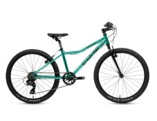 Detský bicykel 24" Core Al Nipper, jednoprevodník, 1x9sp páčkové radenie - chromovaný zelený
