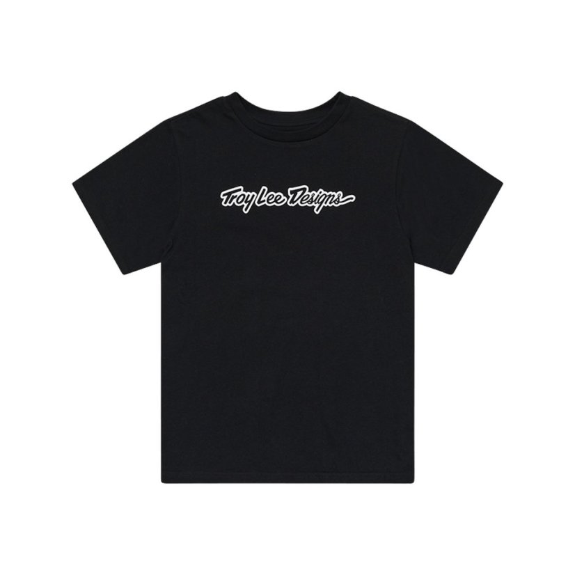 TLD DÁMSKÉ TRIKO S KRÁTKÝM RUKÁVEM SIGNATURE BLACK (75391702) - Velikost: S