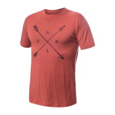 SENSOR MERINO ACTIVE SNSR pánské triko kr.rukáv terracotta XXL