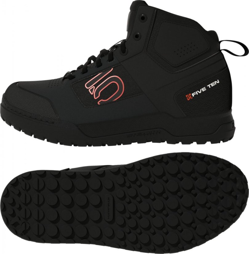 Cyklistická obuv Five Ten Impact Pro Mid Black Red