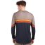 Pánský cyklistický dres Horsefeathers Quantum - dlouhý rukáv, indigo/taupe