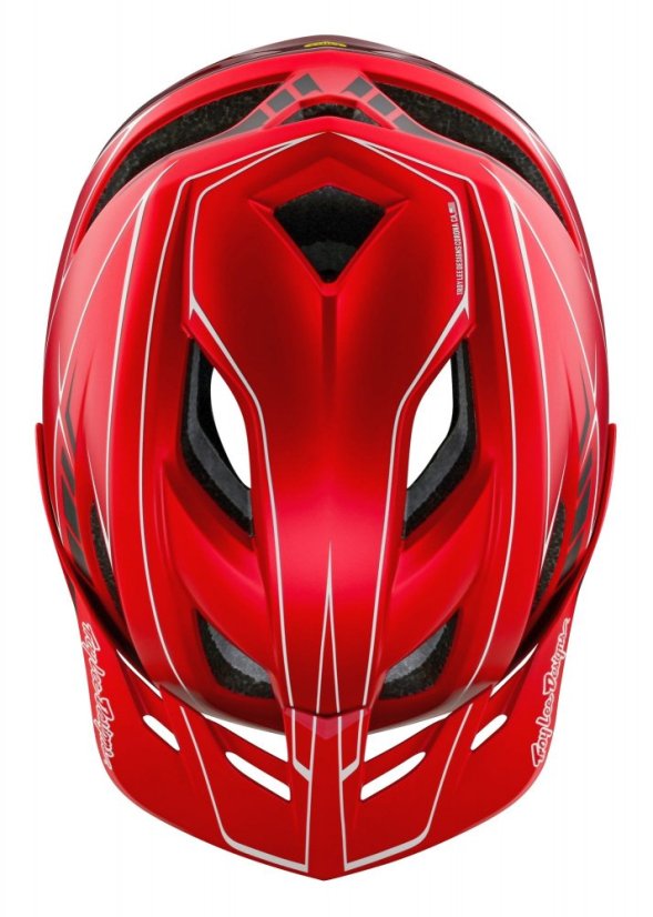 TLD HELMA FLOWLINE SE MIPS PINSTRIPE RED (11001802) - Veľkosť: M-L