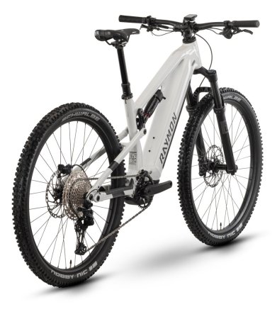 Celoodpružené horské elektrokolo Raymon TrailRay 120 Ultra Black Silver
