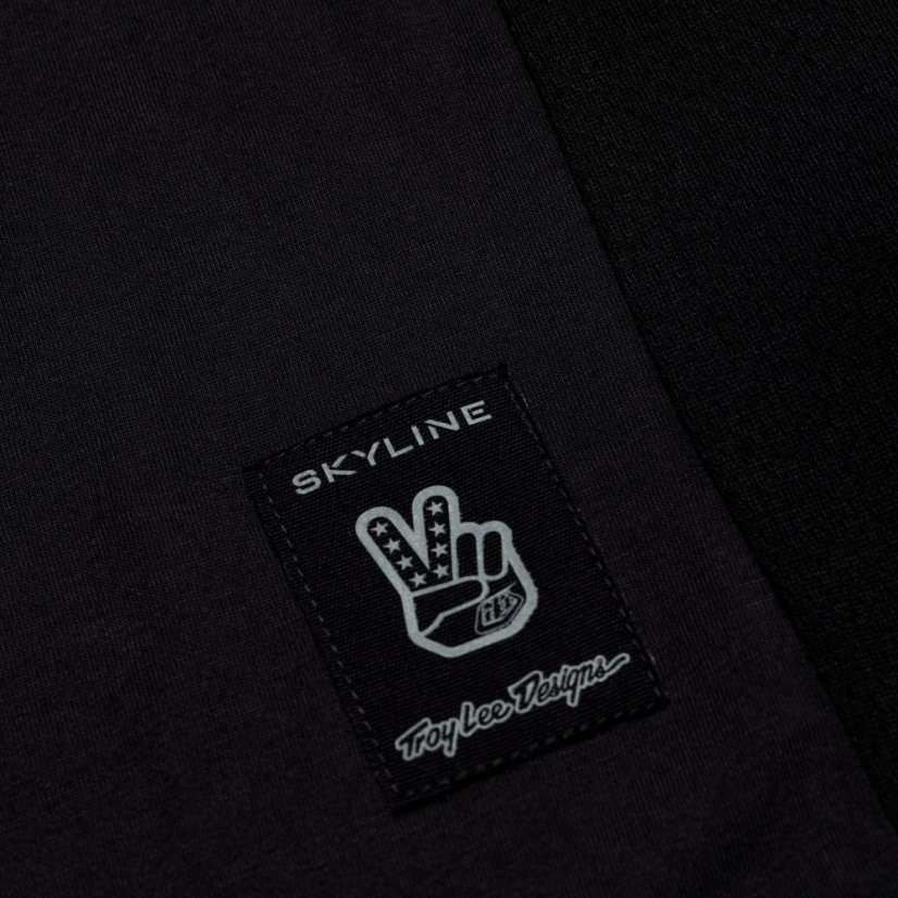 TLD DĚTSKÝ DRES S DLOUHÝM RUKÁVEM SKYLINE RIDE TEE SIGNATURE BLACK (38507202) - Veľkosť: XS