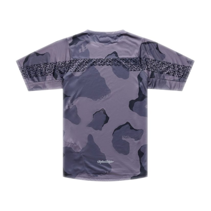 TLD PÁNSKÝ DRES S KRÁTKÝM RUKÁVEM SKYLINE PRO FLOW CAMO CARBON (30302300) - Velikost: S