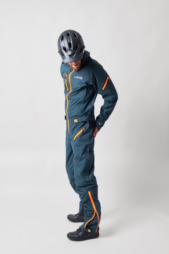 Voděodolná cyklistická kombinéza Dirtlej Dirtsuit Core Edition Steel Blue