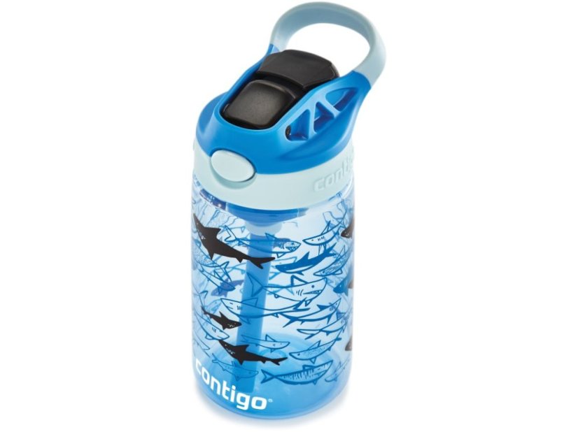 Contigo Dětská láhev Easy Clean 420 ml, Blue Sharks
