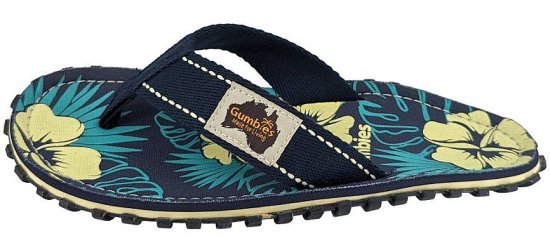 Žabky Gumbies Classic Blue Hibiscus
