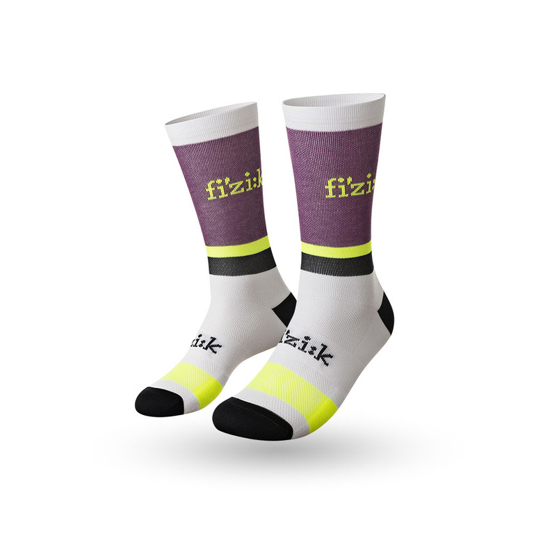 FIZIK PONOŽKY TEAM EDITION LILAC/WHITE (FZKSOCKSTE3820) - Veľkosť: S