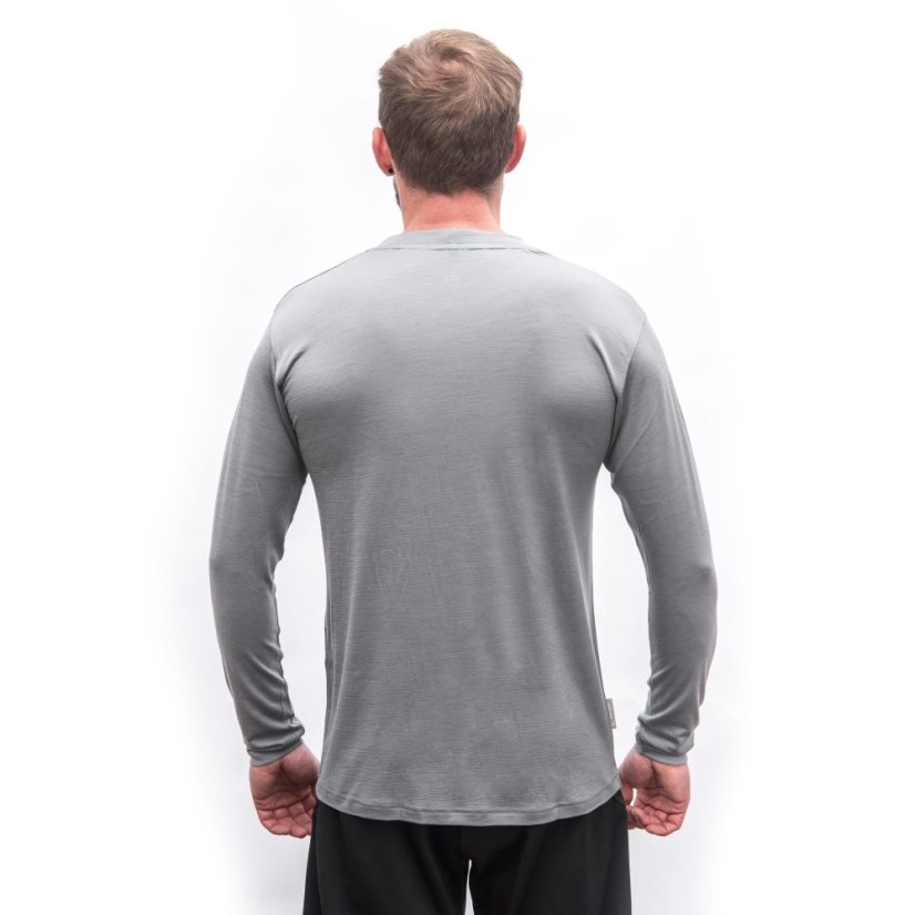 SENSOR MERINO ACTIVE VAN LIFE pánské triko dl.rukáv šedá XL - Barva: šedá, Velikost: XL