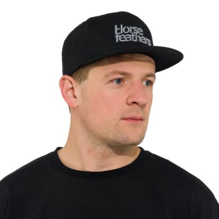 Kšiltovka Horsefeathers Rise - black