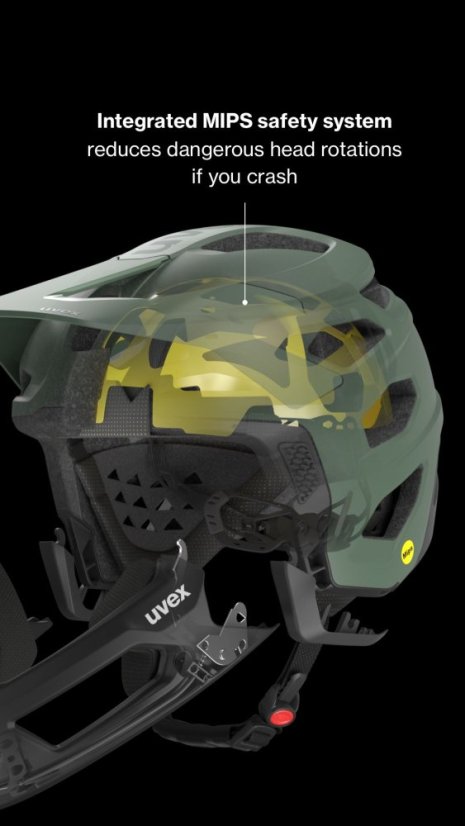 UVEX HELMA REVOLT MIPS ALL BLACK (S4100630100) - Veľkosť: 52-57