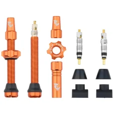 WOLF TOOTH ventilky Tubeless Valve Stem Kit 44mm oranžová
