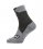 Ponožky SealSkinz All Weather Ankle Black Grey - Velikost: S