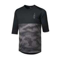 IXS Carve 1.0 3/4 jersey, black-graphite, L