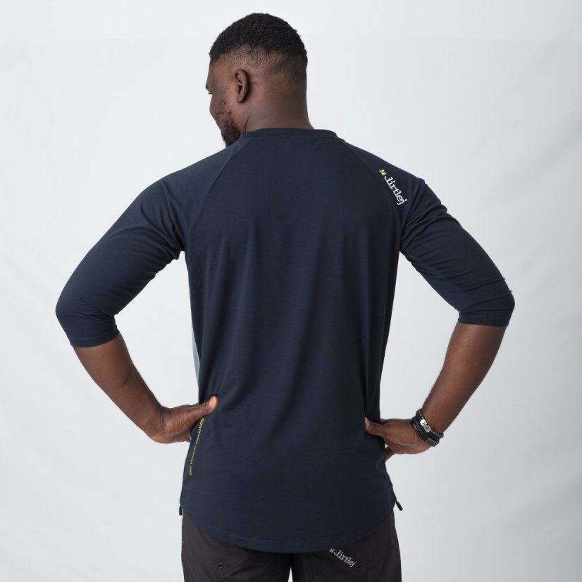 Dirtlej Mountee LS Black - Rozmiar: XXL