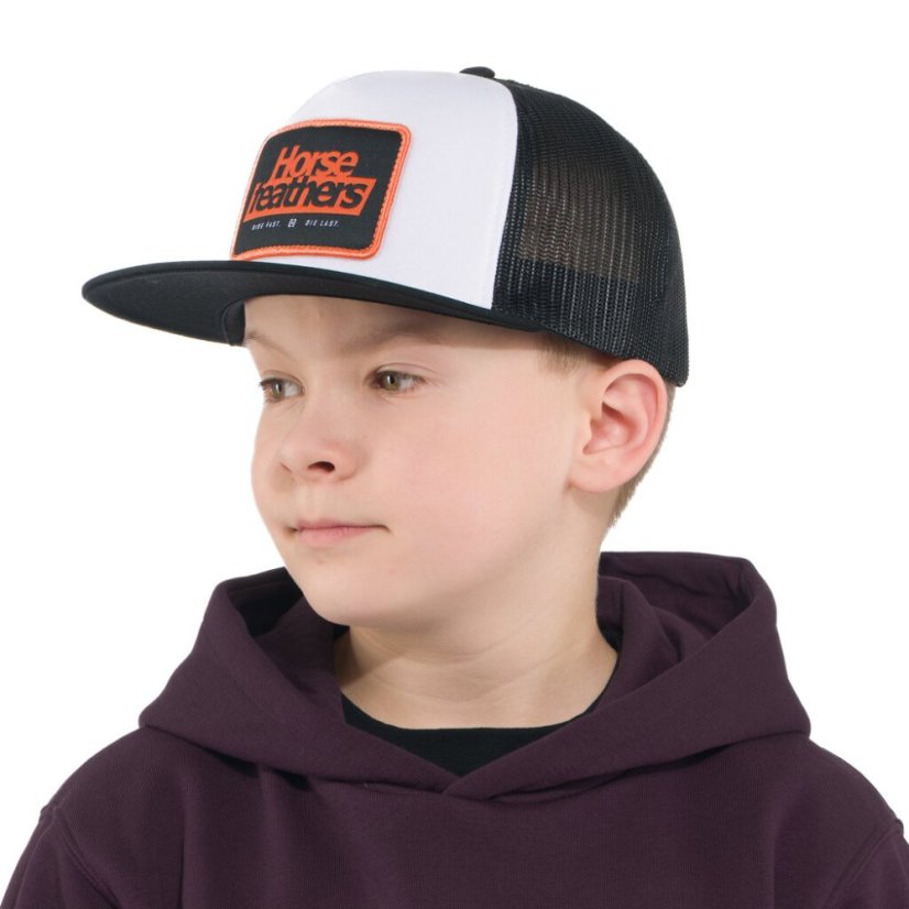 Dětská kšiltovka Horsefeathers Caster - white