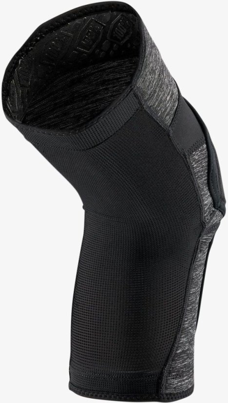 Chrániče kolien 100% RIDECAMP Knee Guards Heather Grey/Black