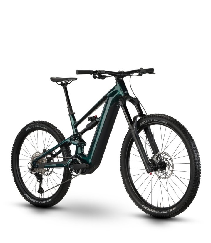 Celoodpružený horský elektrobicykel Raymon Ravor LT Comp Jade Green