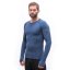 SENSOR MERINO BOLD pánské triko dl.rukáv cool blue XL - Barva: modrá, Velikost: XL