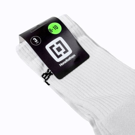 Cyklo ponožky Horsefeathers Delete Premium 3Pack - white