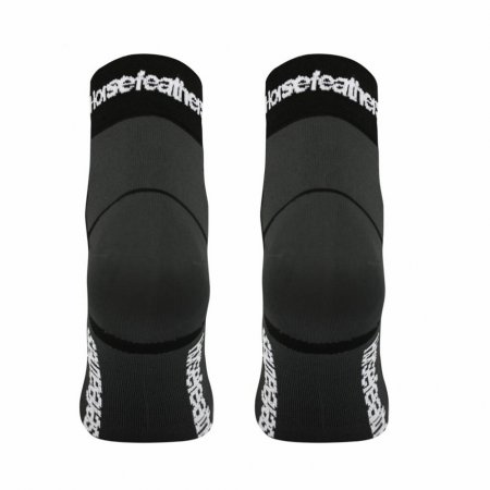 Cyklistické ponožky Horsefeathers Cadence Socks Black - Velikost: 11 - 13