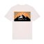 PEATY'S PUBWEAR TRIKO S KRÁTKÝM RUKÁVEM SUNSET VINTAGE WHITE (PPW-25-TEE-SET-WHT) - Velikost: S