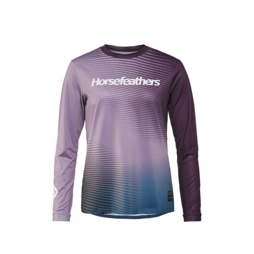 Dámský bike dres Horsefeathers Quantum LS - iris fade out