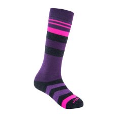 SENSOR PONOŽKY SLOPE MERINO černá/růžová/fialová 6/8