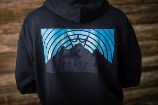 PEATY'S PUBWEAR MIKINA S KAPUCÍ SUNRISE BLACK (PPW-25-HDY-RZE-BLK) - Veľkosť: S