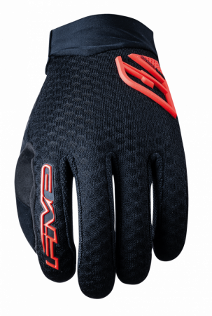 Five Gloves XR AIR Black Flue Red - Veľkosť: M