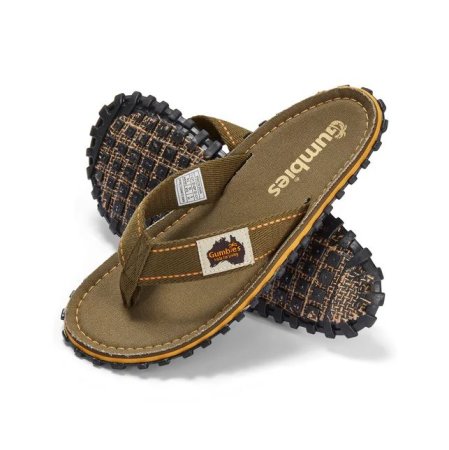 Žabky Gumbies Classic Khaki - zelené