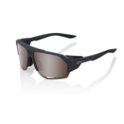 Okuliare 100% NORVIK - Soft Tact Crystal Black - HiPER Crimson Silver Mirror Lens