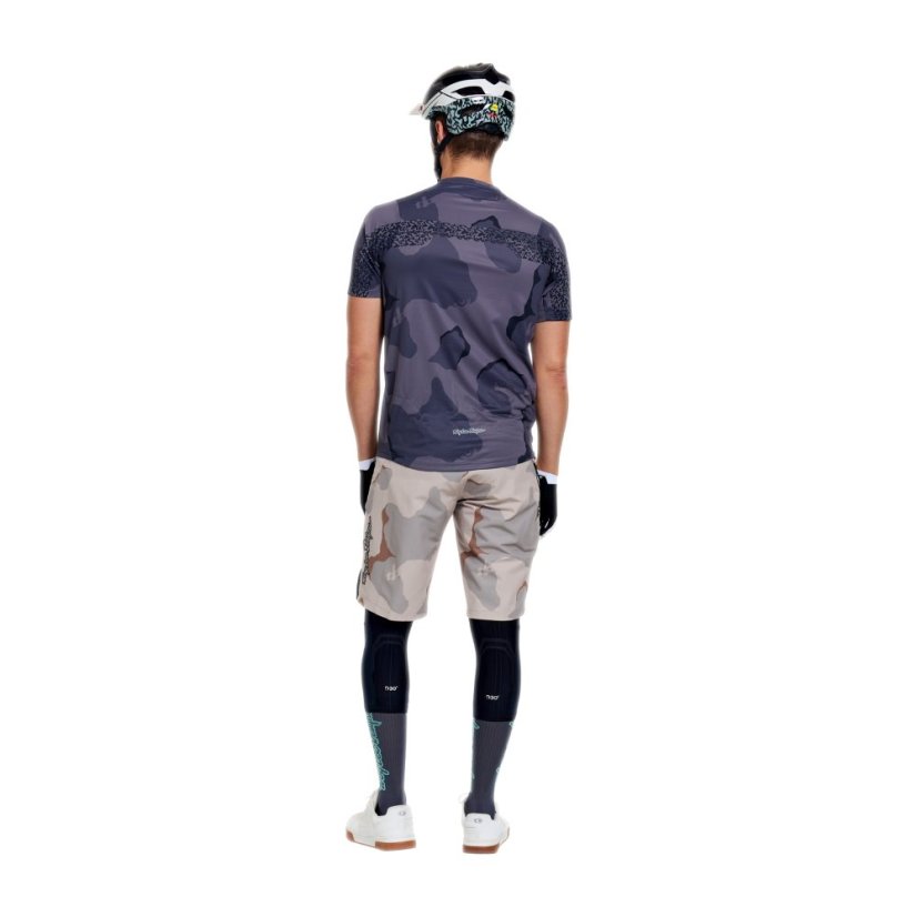 TLD PÁNSKÝ DRES S KRÁTKÝM RUKÁVEM SKYLINE PRO FLOW CAMO CARBON (30302300) - Velikost: S