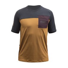 FT MEN'S HORIZON POCKET SHORT SLEEVE JERSEY GOLDEN/BLACK S