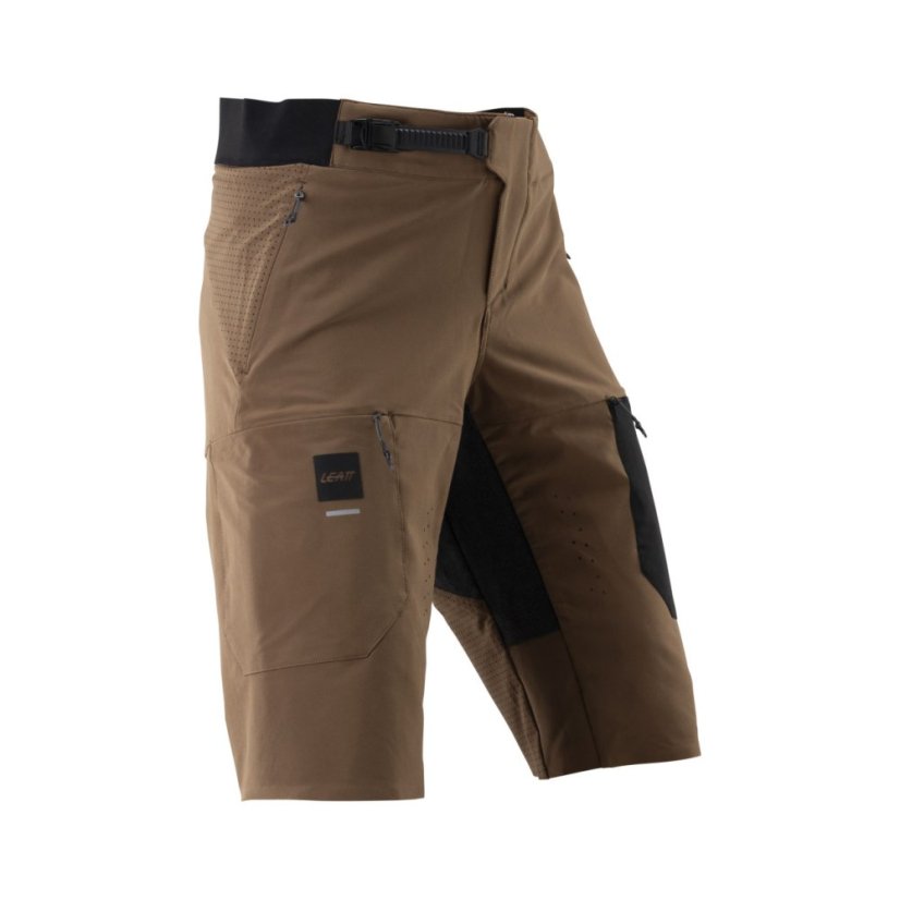 LEATT šortky MTB Gravity 4.0 , Loam Brown - Varianta: S / US30 / EU48