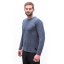 SENSOR MERINO LITE pánské triko dl.rukáv mottled blue XL - Barva: modrá, Velikost: XL