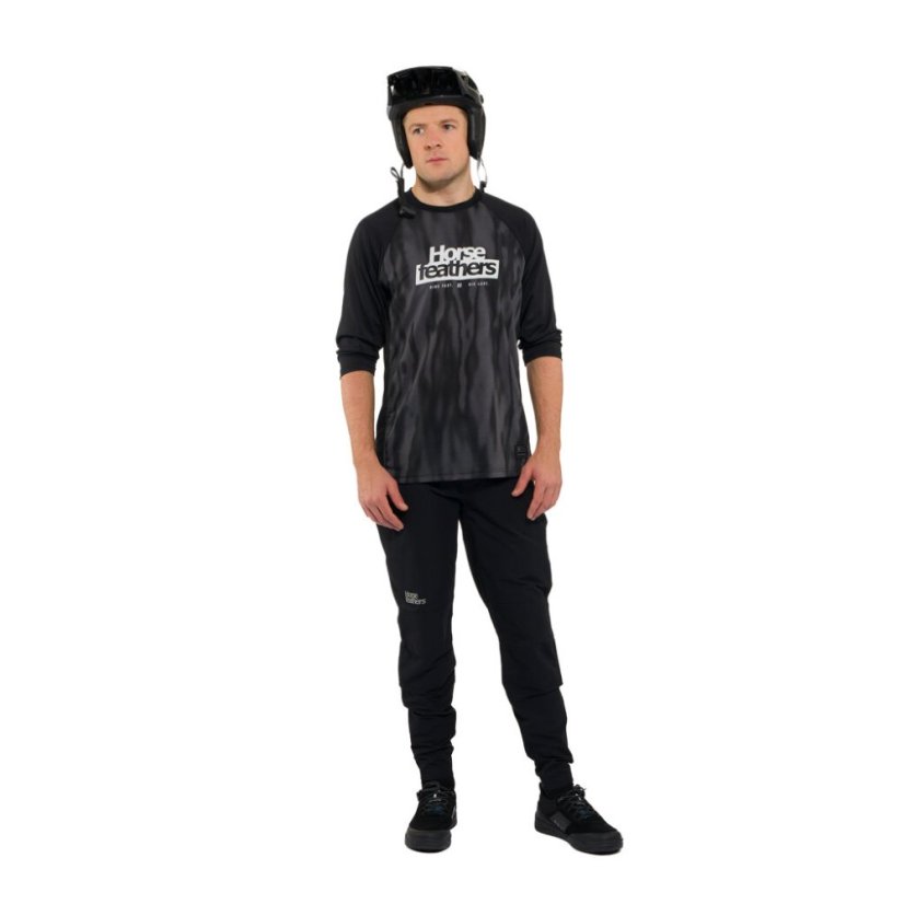 Bike dres Horsefeathers Spike 3/4 - halftone/black