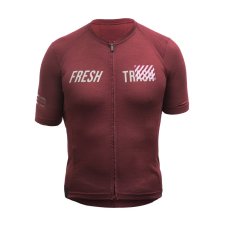 FT MEN'S LITE MERINO EVO JERSEY MERLOT RED M