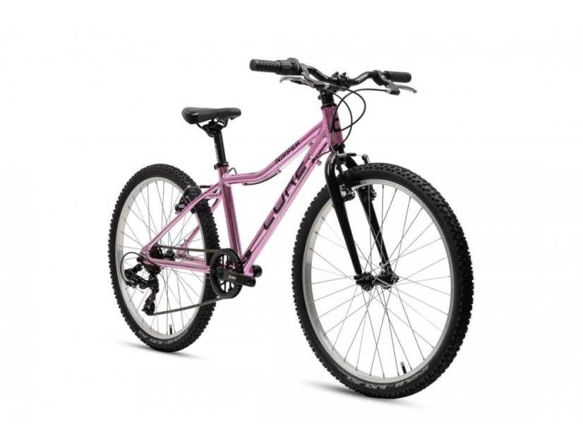 Dětské kolo 24" Core Al Nipper, jednopřevodník, 1x8sp páčkové řazení - chromovaný rosé