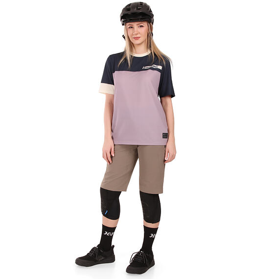 Dámsky cyklistický dres Horsefeathers Quantum  - krátky rukáv, indigo/iris