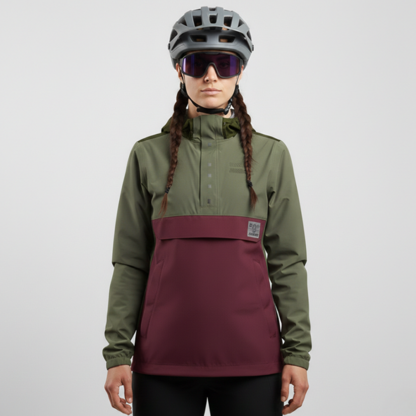 Silvini dámská cyklistická bunda WJ2223 Montesola, olivovo vínová - Velikost: XS