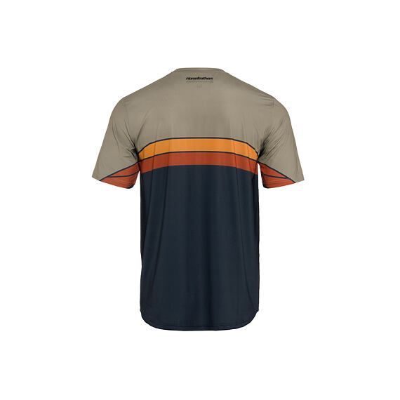 Pánsky cyklistický dres Horsefeathers Quantum  - krátky rukáv, indigo/taupe