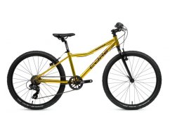 Detský bicykel 24" Core Al Nipper, jednoprevodník, 1x9sp páčkové radenie - chromovaný zlatý