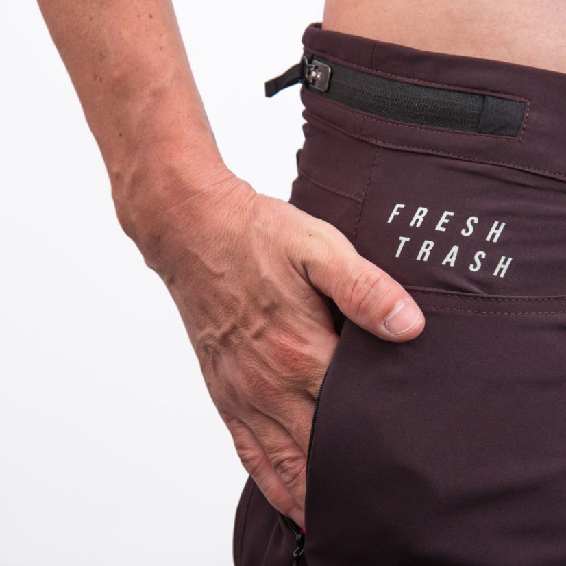 FT MEN'S RIDER EVO SHORTS PORT RED M - Barva: červená, Velikost: M